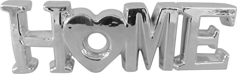 POCOline Deko-Schriftzug Deko-Schriftzug_Home - silber (28,00/3,00/8,50cm) - POCOline