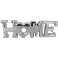 POCOline Deko-Schriftzug Deko-Schriftzug_Home - silber (28,00/3,00/8,50cm) - POCOline