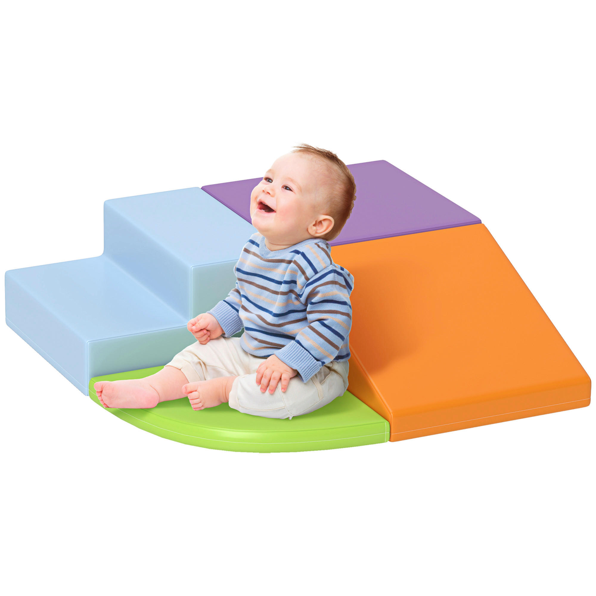 HOMCOM Bausteinset B/H/L: ca. 45x25x45 cm Bausteinset - multicolor (45,00/45,00/25,00cm) - HOMCOM