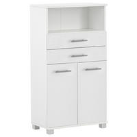 Highboard Emmi weiß matt B/H/T: ca. 59,8x110,5x32,6 cm Emmi - weiß (59,80/110,50/32,60cm) - Schildmeyer