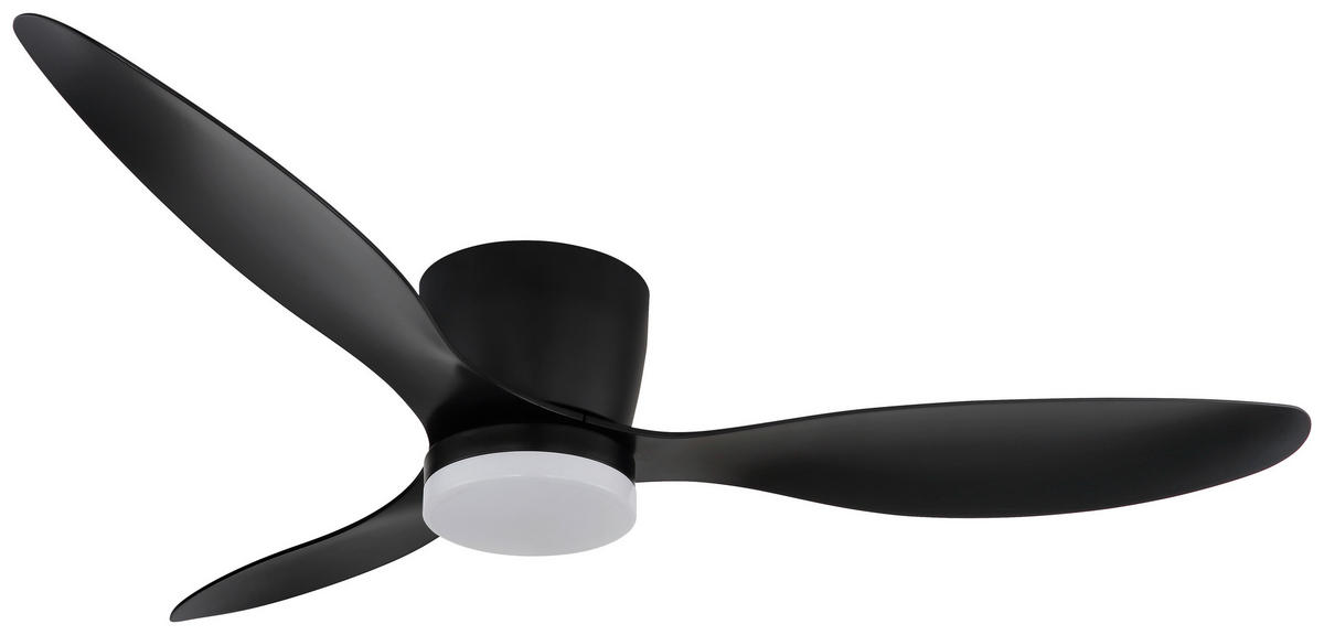 GLOBO Deckenventilator schwarz B/H/L: ca. 30,5x24x65 cm Deckenventilator-Armando - schwarz (65,00/30,50/24,00cm) - GLOBO