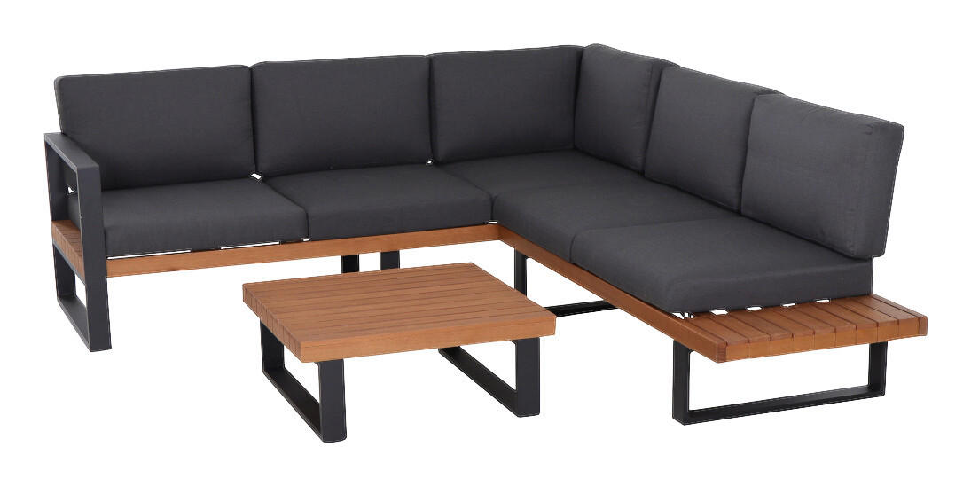 Gardamo Loungeset MODENA anthrazit Aluminium