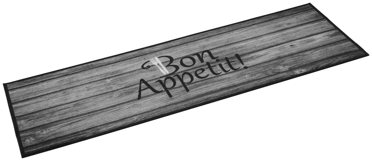 Küchenläufer Cook&Wash grau B/L: ca. 50x150 cm Cook&Wash - schwarz/grau (50,00/150,00cm)