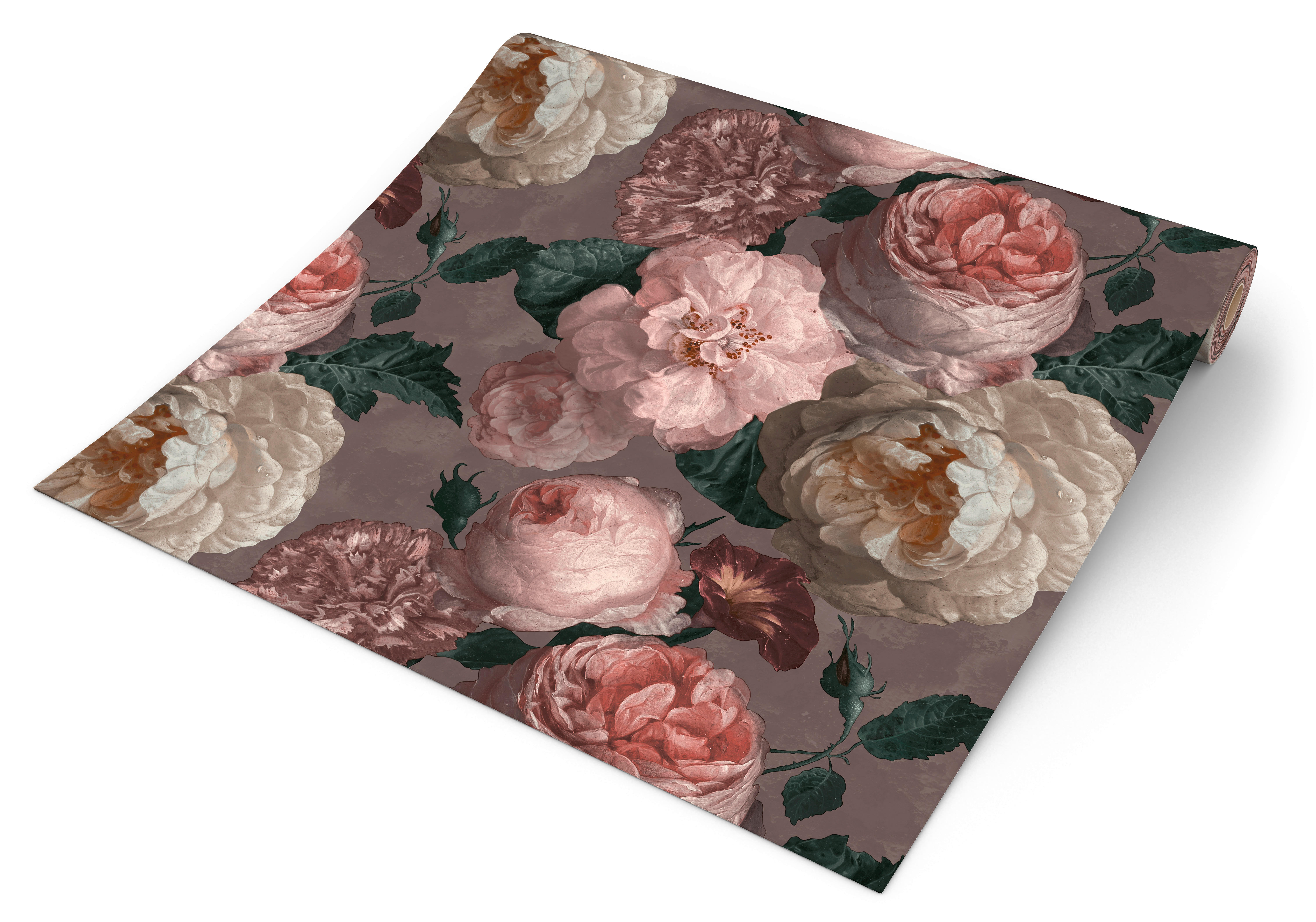UGEPA Papiertapete grau rosa B/L: ca. 53x1005 cm Papiertapete_A815-49 - rosa/grau (53,00/1005,00cm) - UGEPA