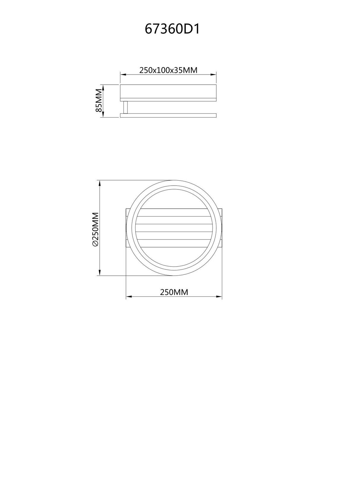 GLOBO Deckenventilator Deckenleuchte-Blevins - schwarz (30,00/30,00/12,00cm) - GLOBO