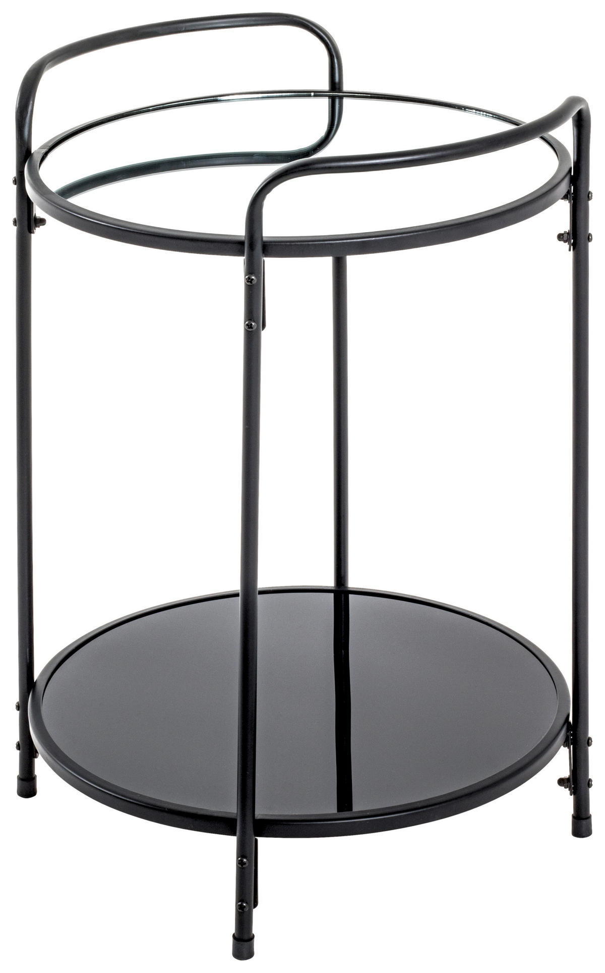 Beistelltisch  schwarz H/D: ca. 50x37 cm Esens_Beistelltisch 22556 - schwarz (37,00/50,00cm)