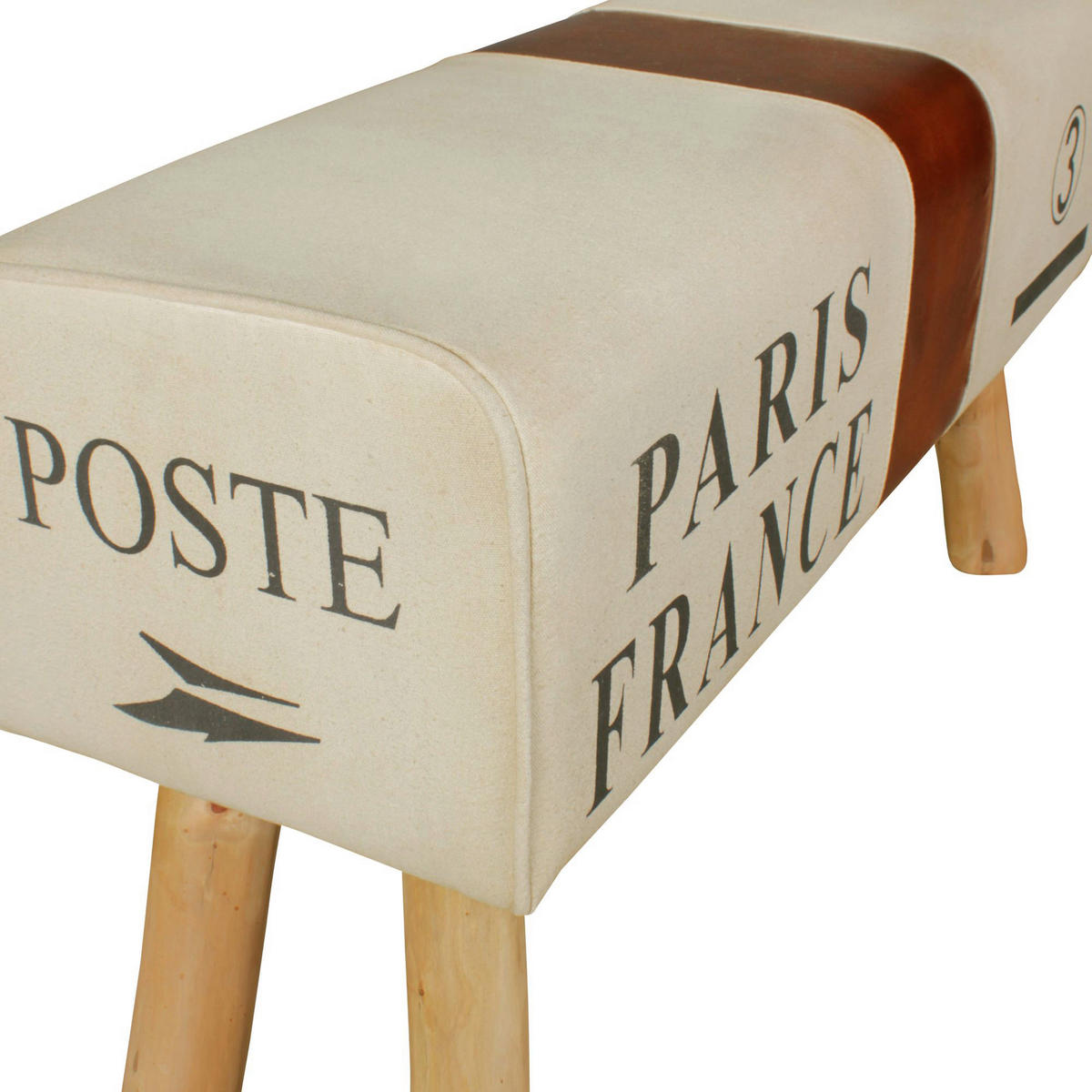Wohnling Sitzbank beige B/H/T: ca. 91x51x30 cm Sitzbank - beige (91,00/51,00/30,00cm) - Wohnling