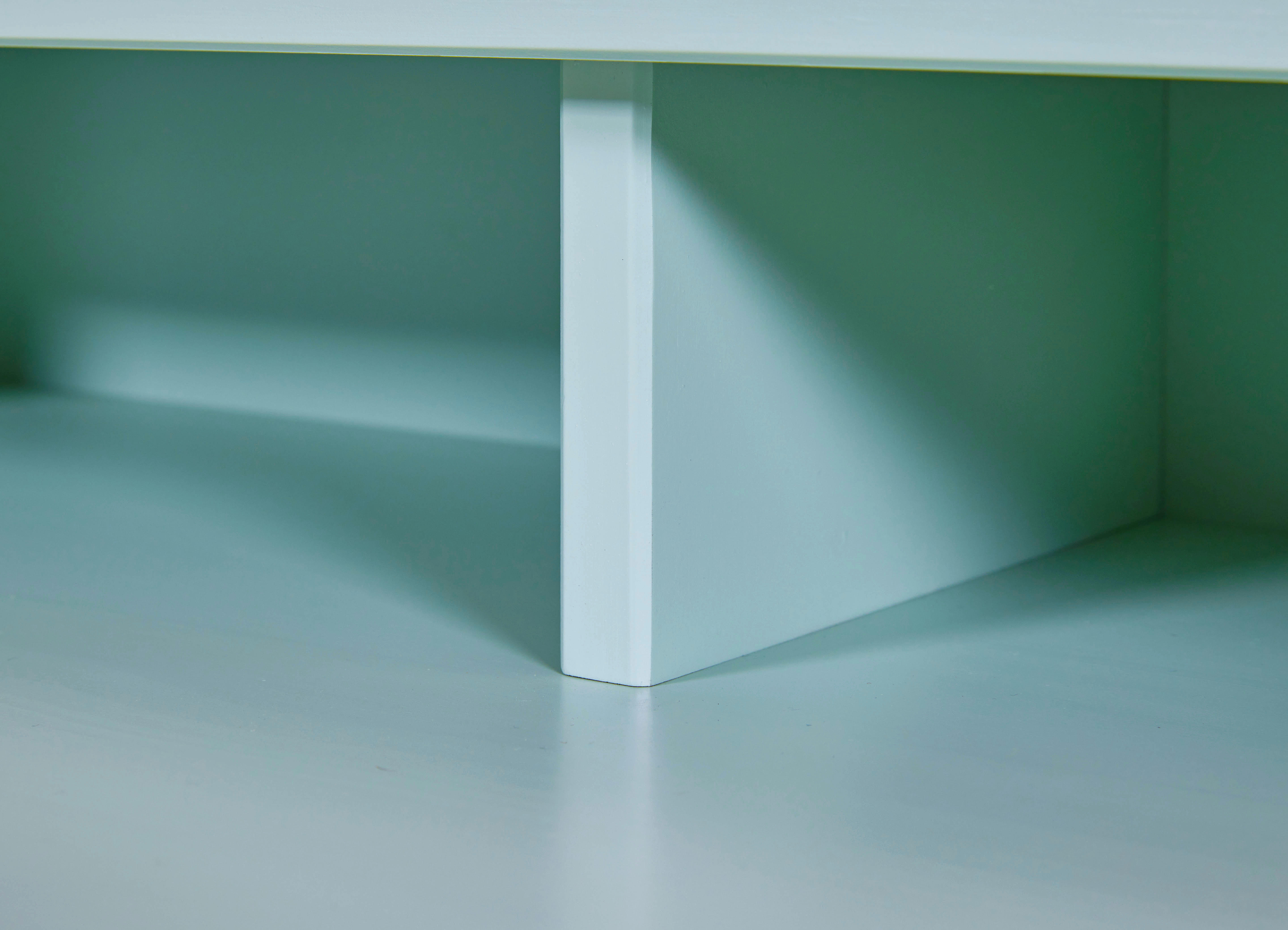 Kinder-Schreibtisch Conversation Desk grün lackiert B/H/L: ca. 68,4x90,6x110 cm Conversation Desk - grün (110,00/68,40/90,60cm) - Inter Link