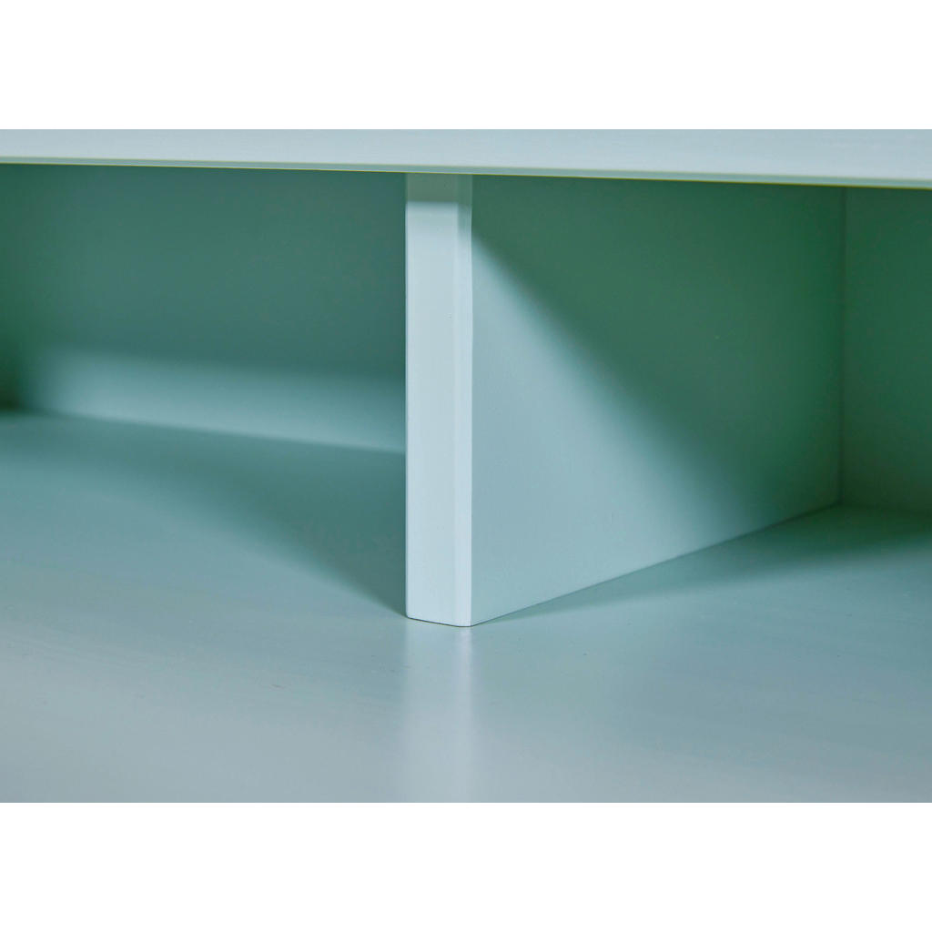 Thumbnail - Kinder-Schreibtisch Conversation Desk grün lackiert B/H/L: ca. 68,4x90,6x110 cm