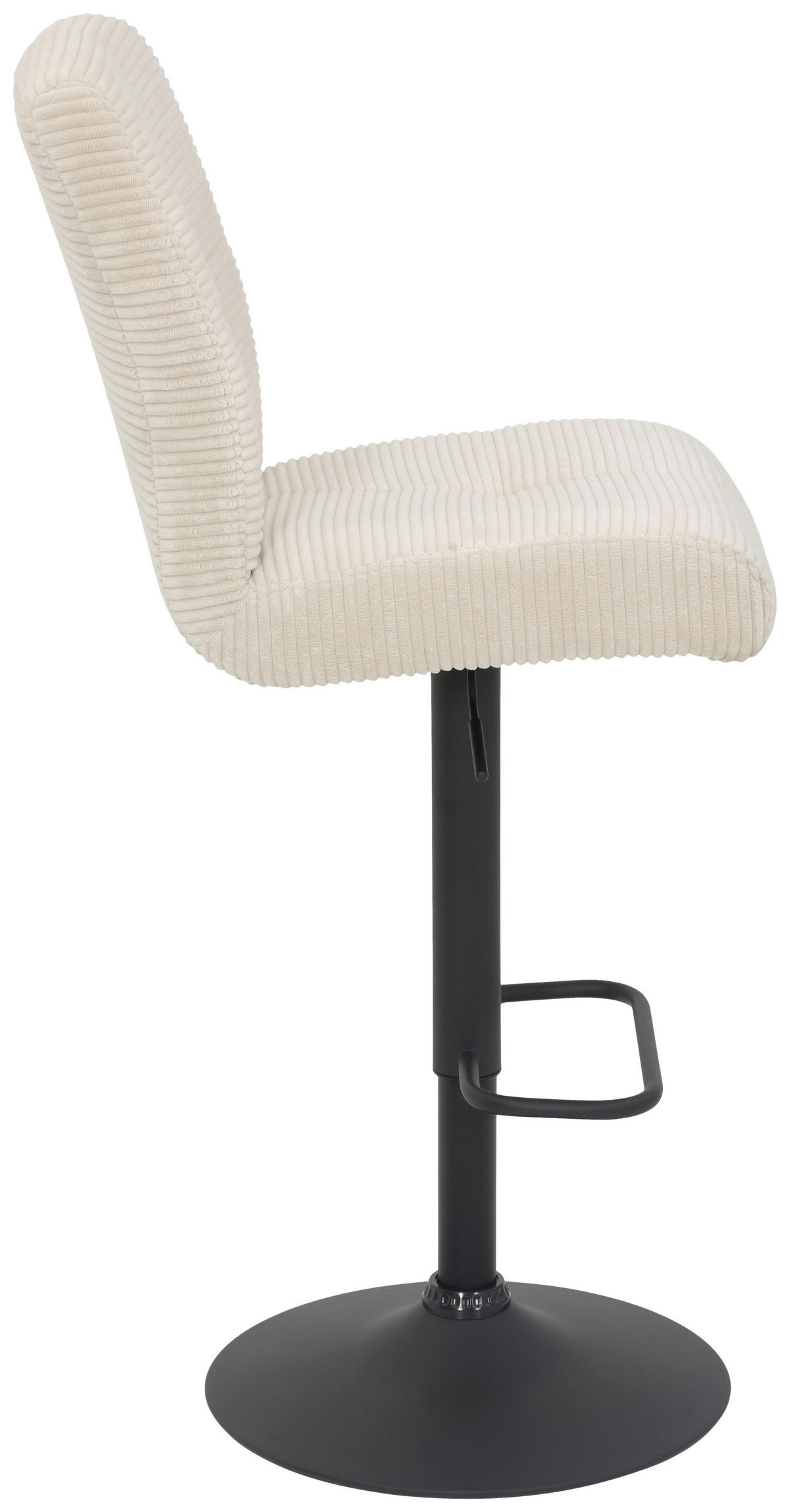 Barhocker Leni I, 2er-Set creme Microfaser B/H/T: ca. 44x124x57 cm Leni I, 2er-Set - creme (44,00/124,00/57,00cm) - Hela