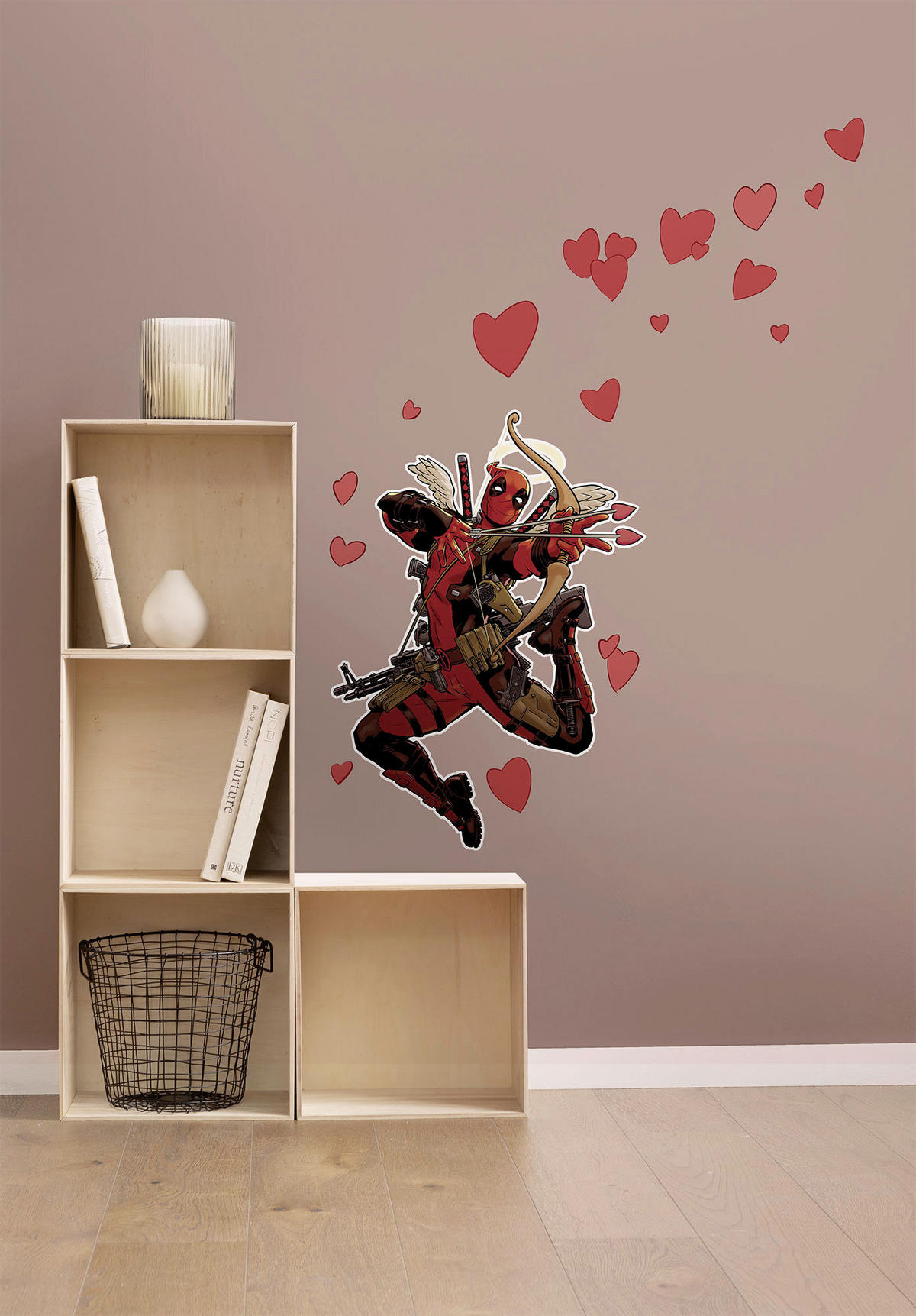 Komar Wandtattoo Deadpool Lovepool Disney Deadpool Lovepool B/L: ca. 50x70 cm Deadpool Lovepool - (50,00/70,00cm) - Komar