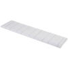 Store-Meterware weiß H: ca. 260 cm Store 50752 - weiß/silber (260,00cm)
