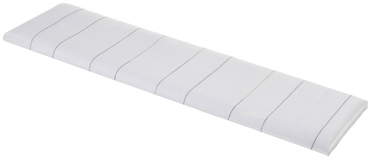 Store-Meterware weiß H: ca. 260 cm Store 50752 - weiß/silber (260,00cm)