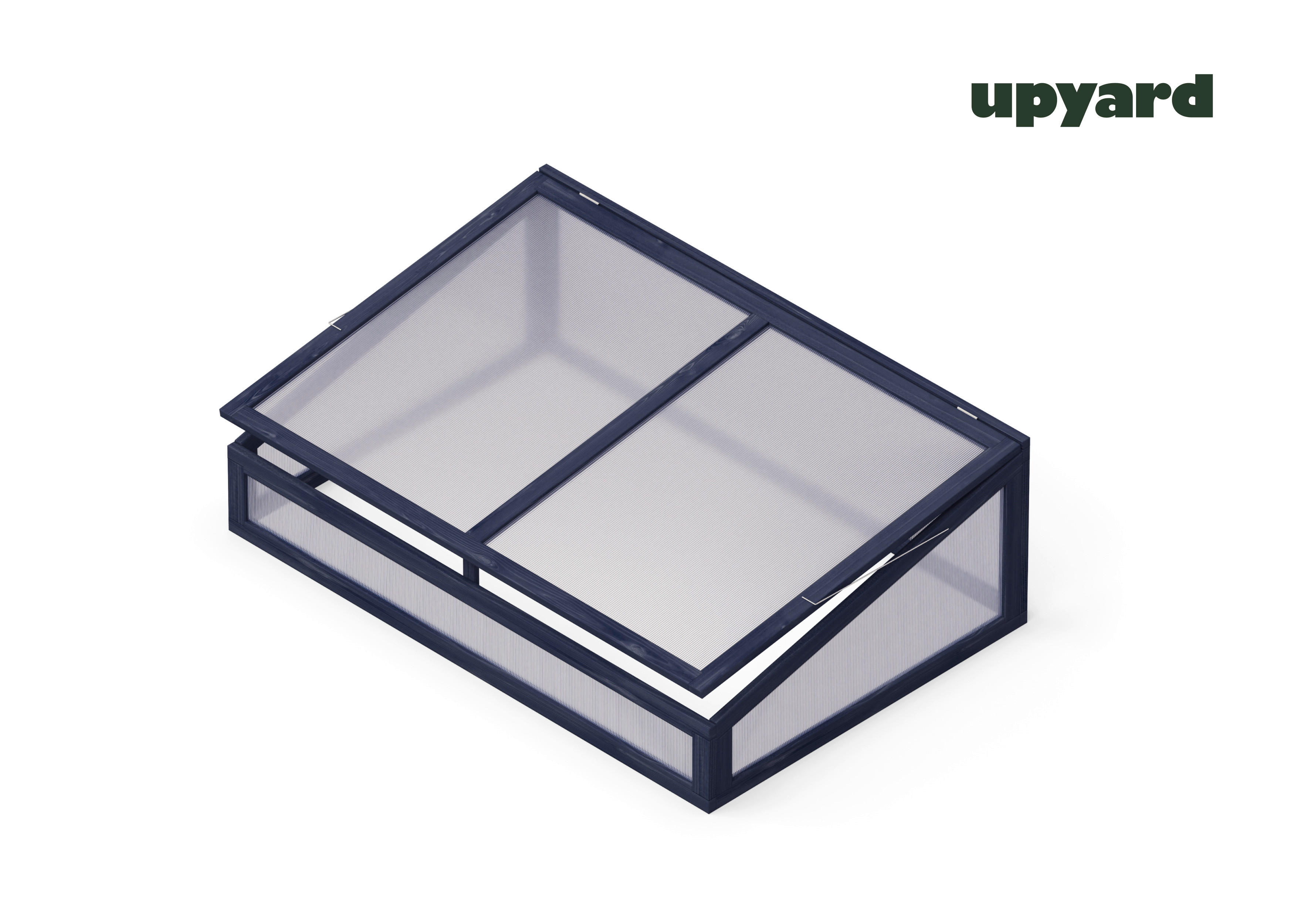 UPYARD Frühbeet ACCESSORIES schwarz Holz B/H/L: ca. 80x40x120 cm ACCESSORIES - schwarz (120,00/80,00/40,00cm) - UPYARD