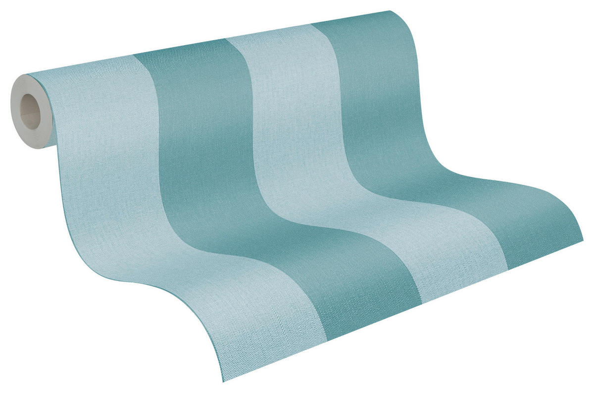 A.S.Creation Vliestapete türkis B/H/D: ca. 53x1005x9,8 cm Vliestapete - türkis (9,80/1005,00cm) - A.S.Creation