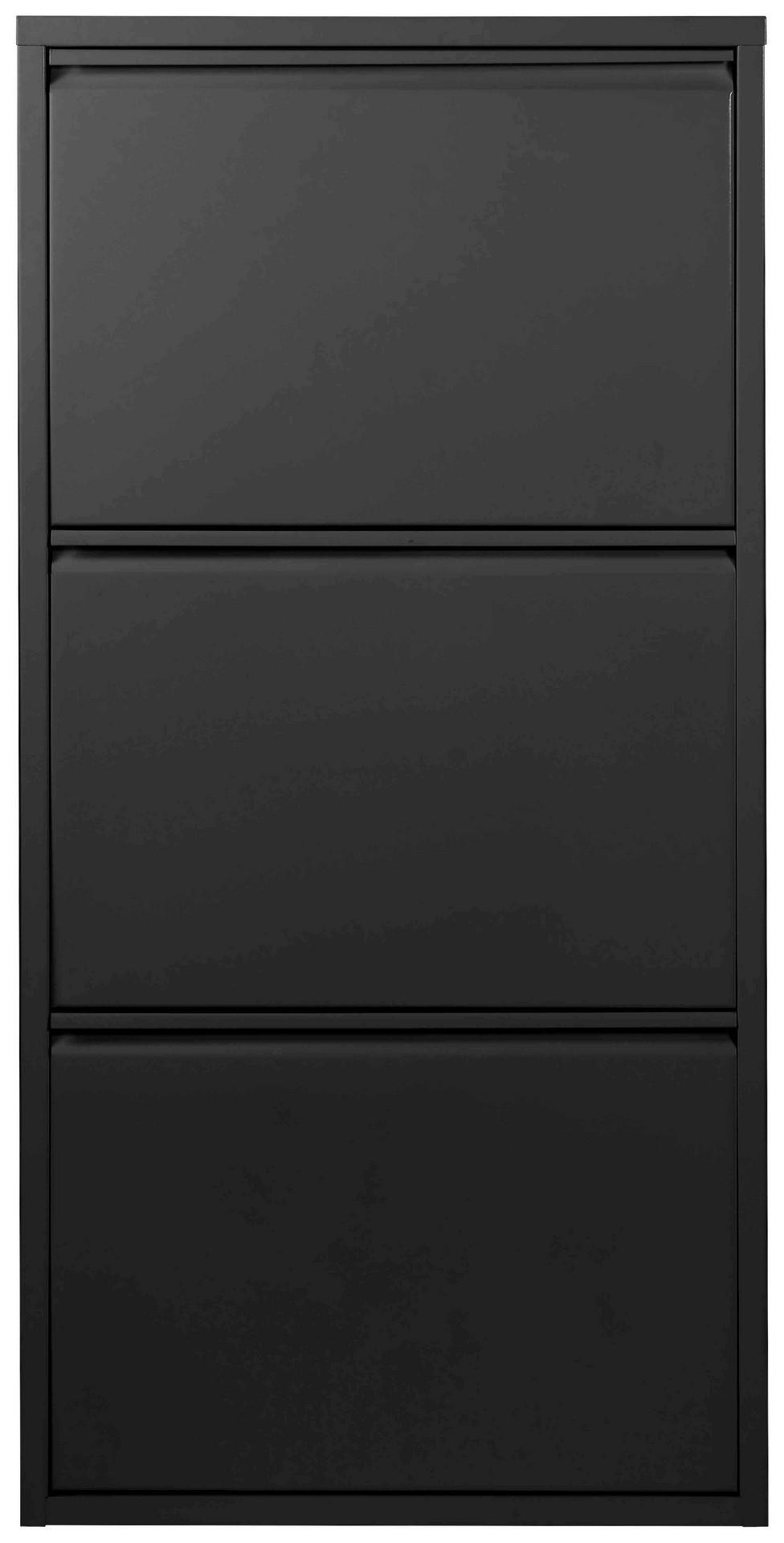 Schuhkipper Blacky schwarz matt B/H/T: ca. 50x105x13 cm Blacky - schwarz (50,00/105,00/13,00cm)