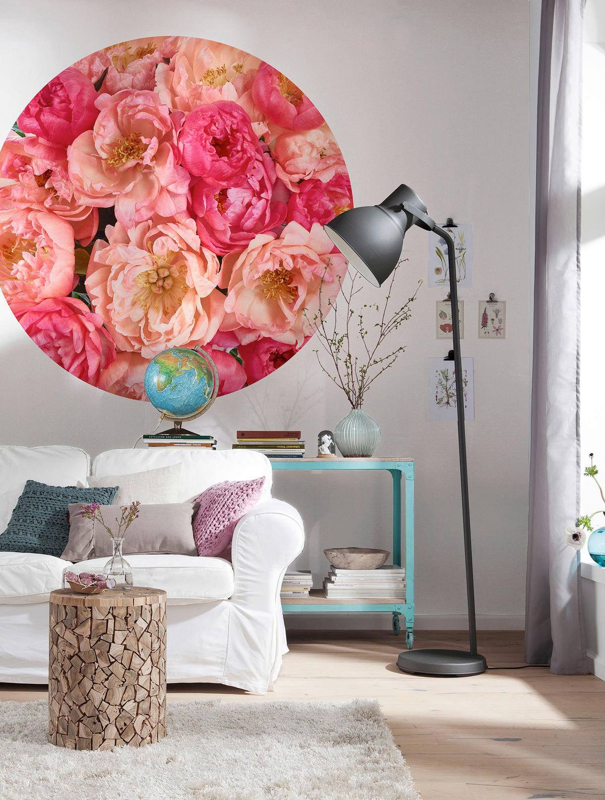Komar Fototapete Roseraie D: ca. 125 cm Roseraie - (125,00cm) - Komar