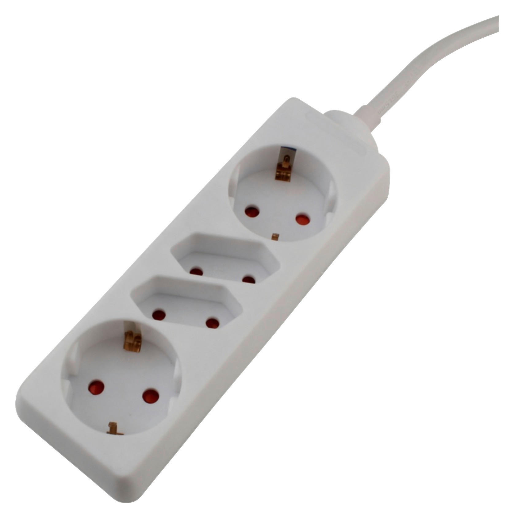 Tischsteckdose weiß ca. 250 V Tischsteckdose_2+2fach - weiß