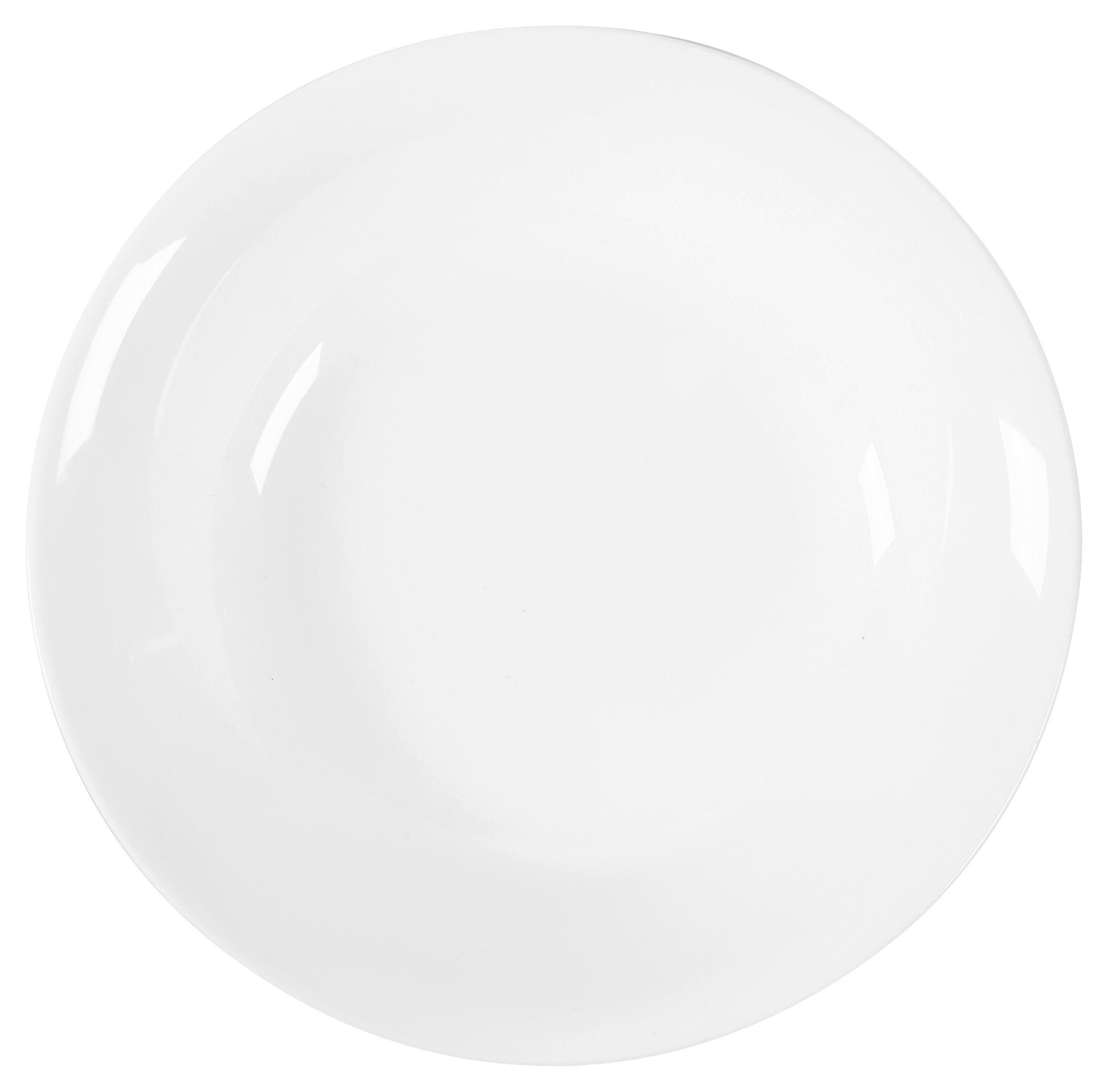 Thumbnail - Teller weiß Opal-Hartglas