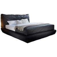Boxspringbett Crush anthrazit Kunstleder Liegefläche B/L: ca. 160x200 cm Crush - anthrazit (184,00/112,00/243,00cm) - tanja meise 4brands GmbH