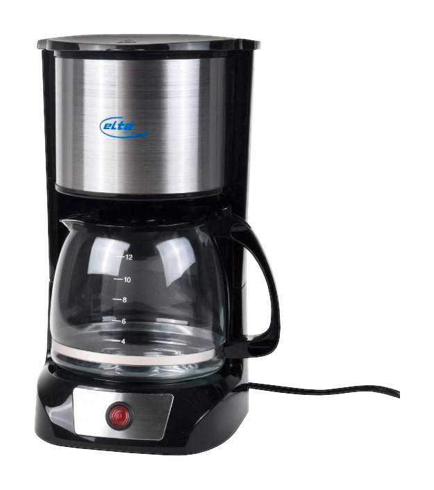 Elta Kaffeeautomat KME-1000.2 Edelstahl schwarz Kaffeeautomat - schwarz/Edelstahl (1,50l) - Elta