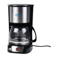 Elta Kaffeeautomat KME-1000.2 Edelstahl schwarz Kaffeeautomat - schwarz/Edelstahl (1,50l) - Elta