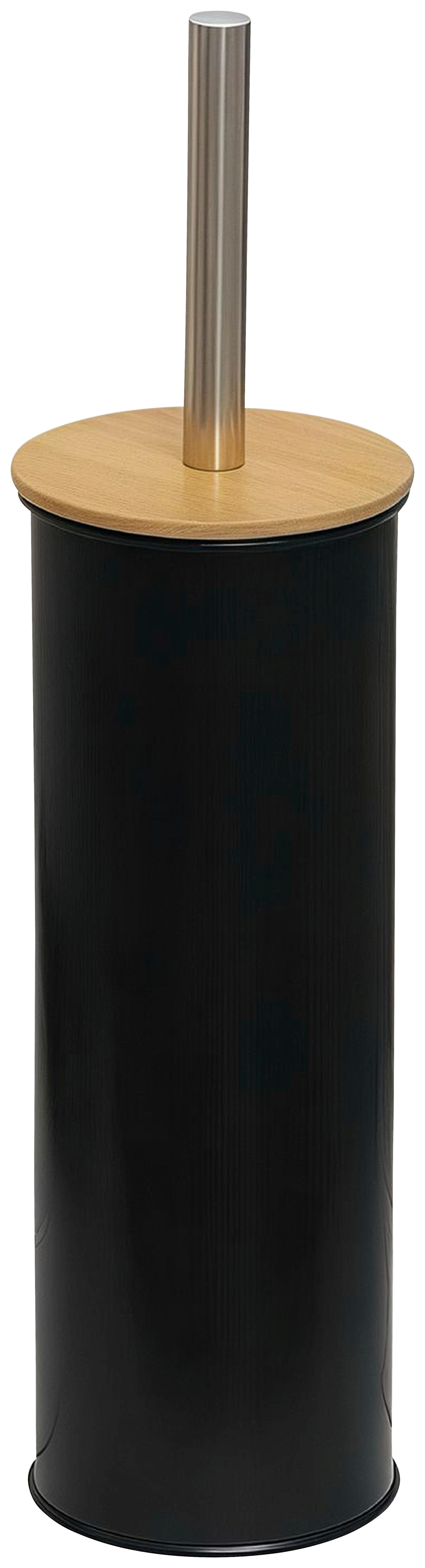 WC-Garnitur schwarz Metall WC-Garnitur_Nordic_Black - schwarz (10,00/37,00cm) - POCOline