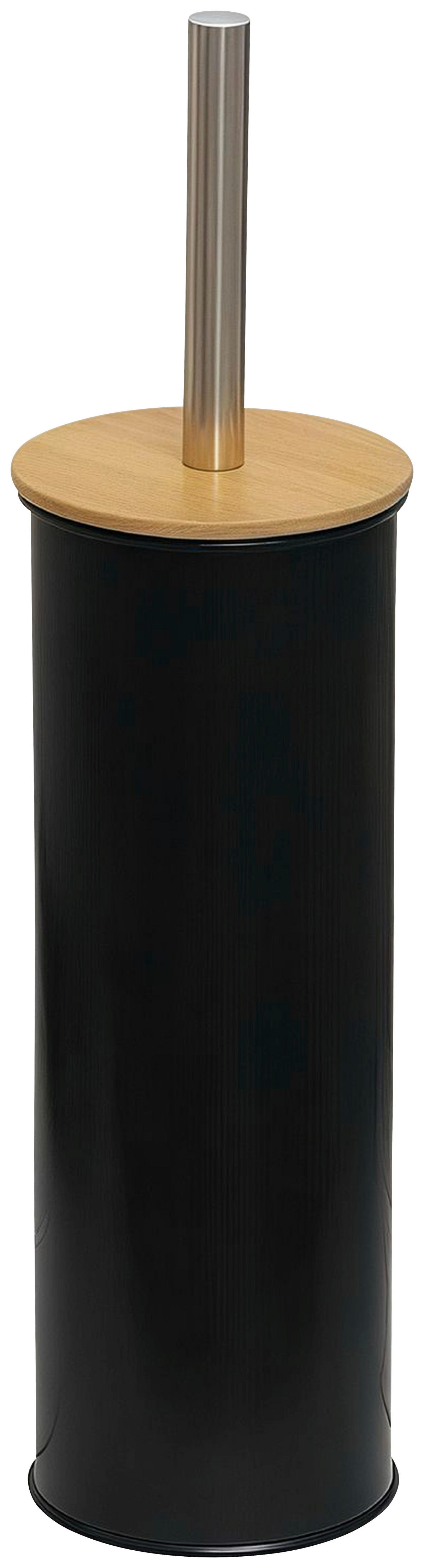 WC-Garnitur schwarz Metall WC-Garnitur_Nordic_Black - schwarz (10,00/37,00cm) - POCOline