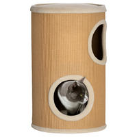 PawHut Kratztonne braun Spanplatte B/H/L: ca. 35x60x35 cm Kratztonne - braun (35,00/35,00/60,00cm) - PawHut