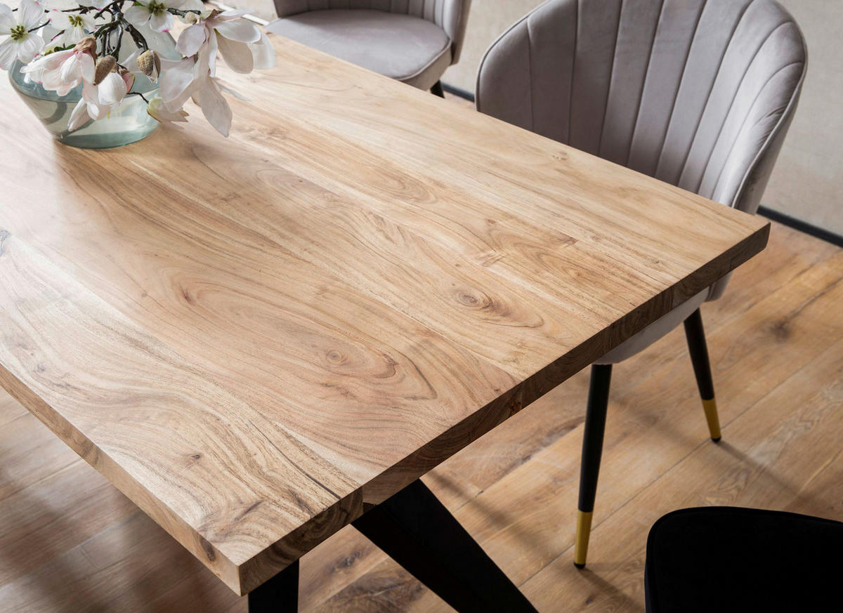 Esstisch B/H/T: ca. 200x76x100 cm Esszimmertisch - (200,00/76,00/100,00cm) - Wohnling