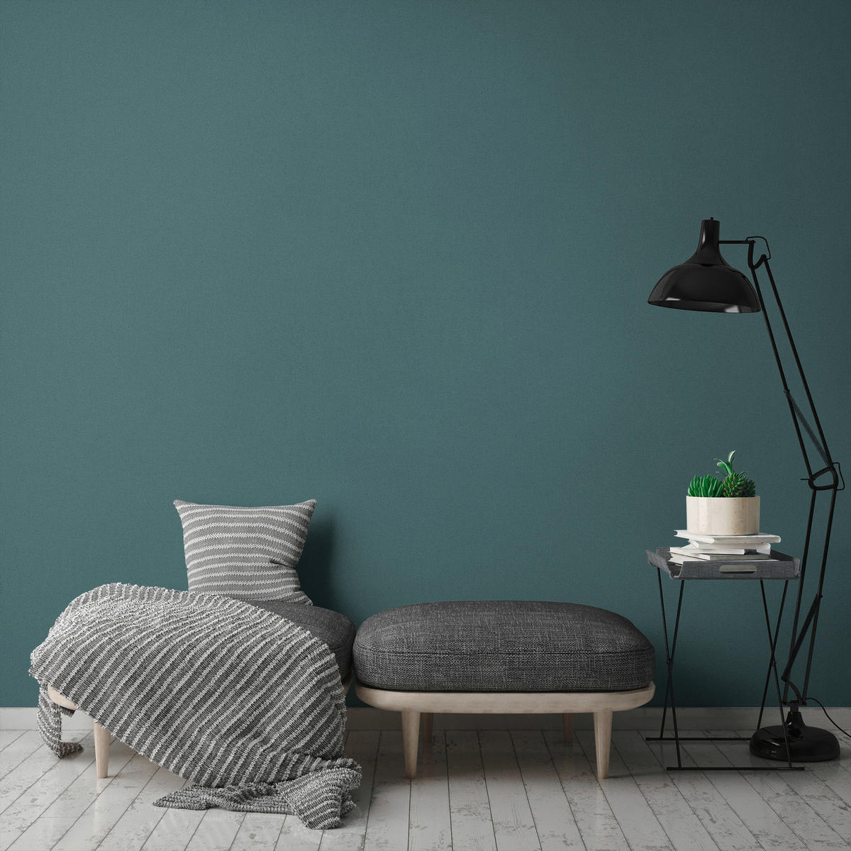A.S.Creation Vliestapete Attractive 2 Uni blau B/L: ca. 53x1005 cm Attractive 2 - blau (53,00/1005,00cm) - A.S.Creation