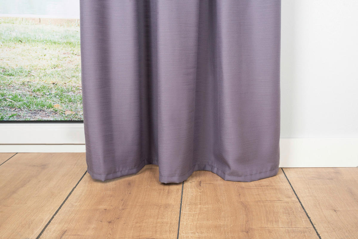 Kombivorhang 2er Pack Balance brombeer B/L: ca. 135x245 cm Balance - brombeer (135,00/245,00cm)