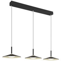 GLOBO Pendelleuchte LAMPONE - mattschwarz (95,00/25,00/180,00cm) - GLOBO