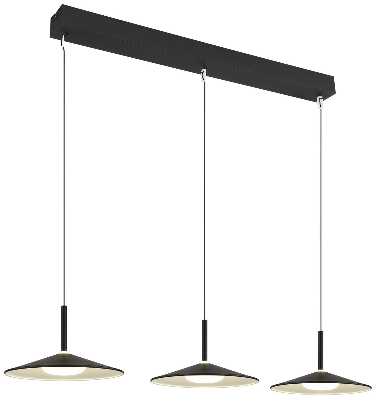 GLOBO Pendelleuchte LAMPONE - mattschwarz (95,00/25,00/180,00cm) - GLOBO