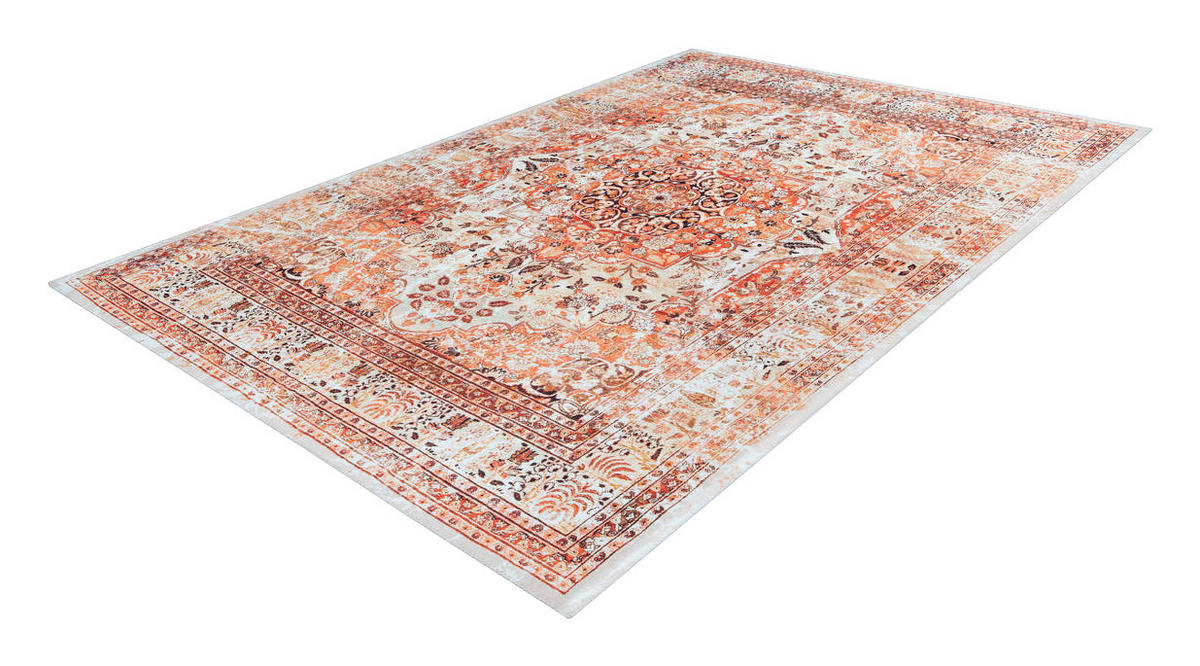 360Living Teppich Galaxy orange B/L: ca. 120x170 cm Galaxy - orange/beige (120,00/170,00cm) - 360Living