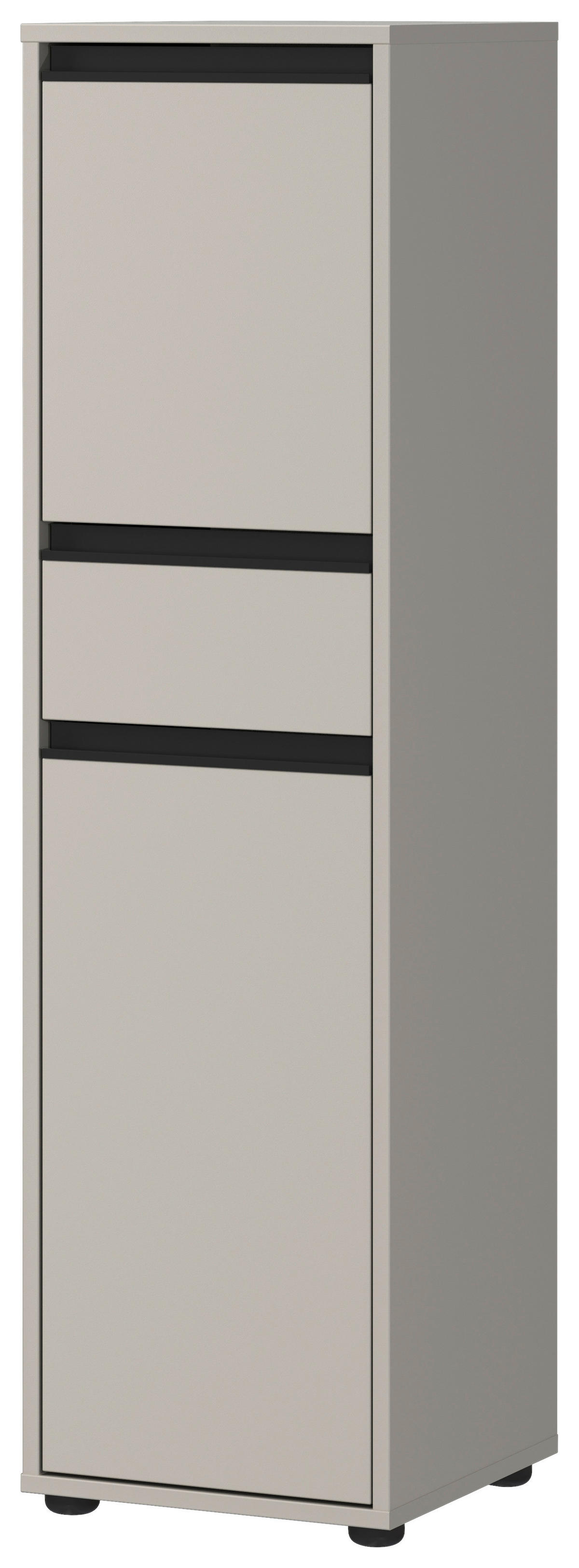 Schrank 2201-186 steingrau B/H/T: ca. 33x121x34 cm 2201-186 - steingrau (33,00/121,00/34,00cm) - Germania