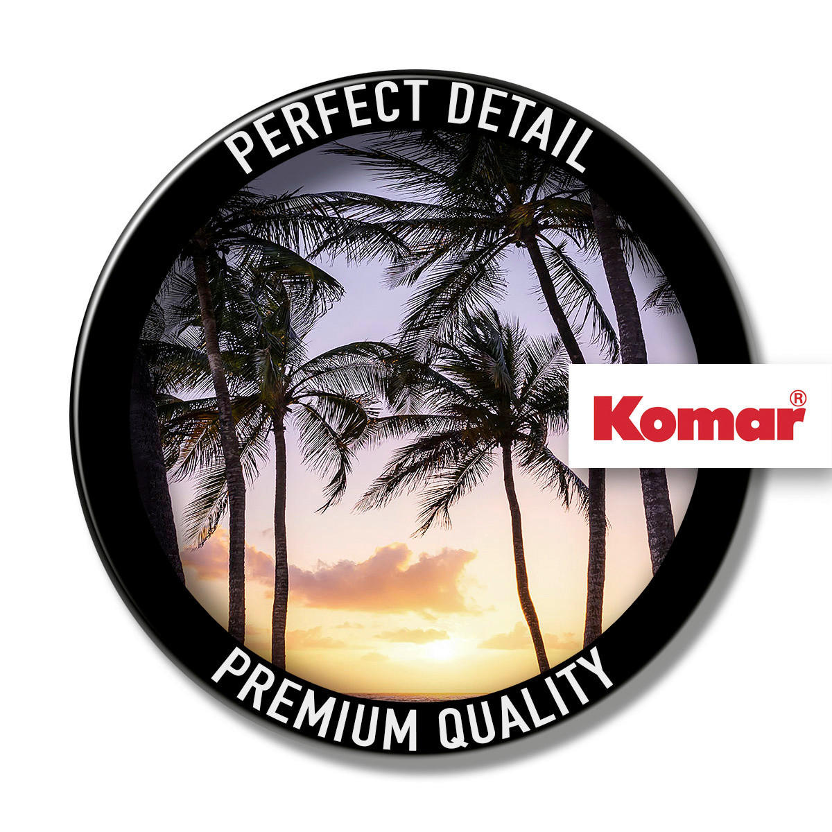 Komar Fototapete Palmtrees on Beach B/L: ca. 200x250 cm Palmtrees on Beach - (200,00/250,00cm) - Komar