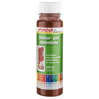 POCOline Vollton- und Abtönfarbe schoko ca. 0,25 l Voll+Abtönfarbe 250ml schoko - schoko (250ml) - POCOline