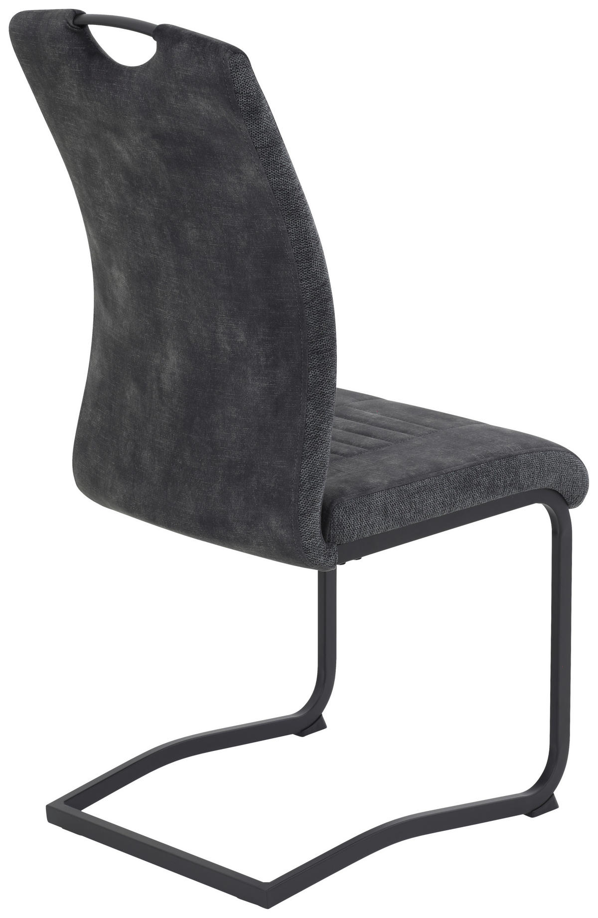 Schwingstuhl Riga, 2er-Set anthrazit B/H/T: ca. 44x100x60 cm Riga, 2er-Set - anthrazit (44,00/100,00/60,00cm) - Hela
