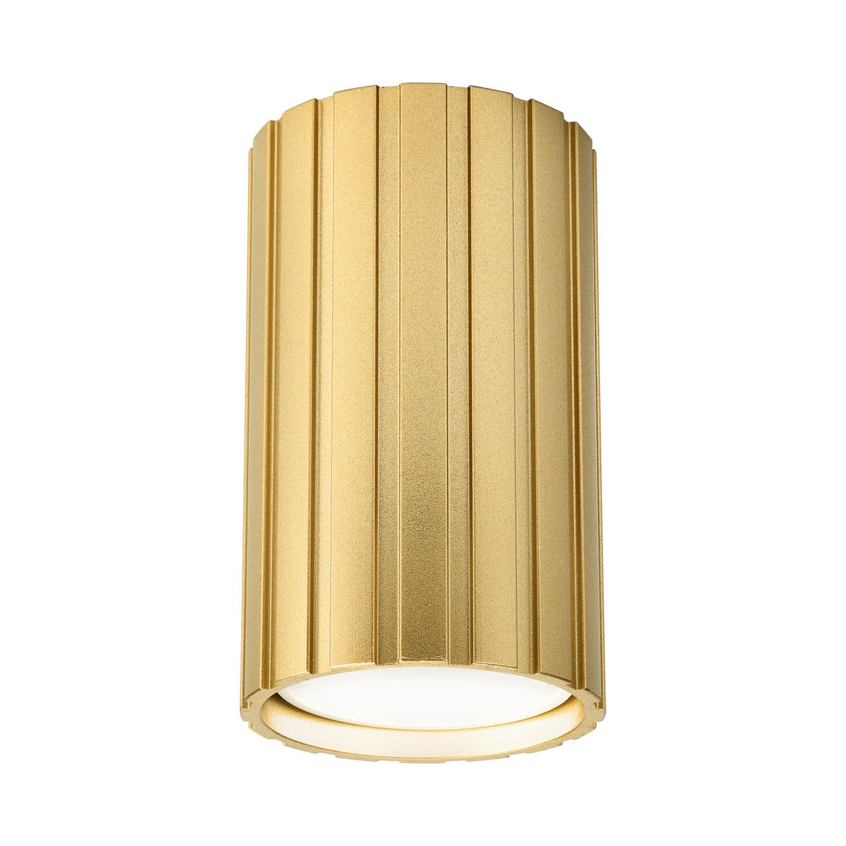 Lamkur Strahler gold Stahl B/H/L: ca. 6,5x10x6,5 cm 1 Brennstellen Prisma - gold (6,50/6,50/10,00cm) - Lamkur