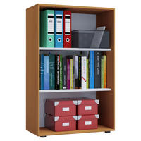 Regal Lona XL ohne Türen buche Nachbildung weiß B/H/T: ca. 70x110x37 cm Lona XL ohne Türen - weiß/buche (70,00/110,00/37,00cm) - VCM Möbel