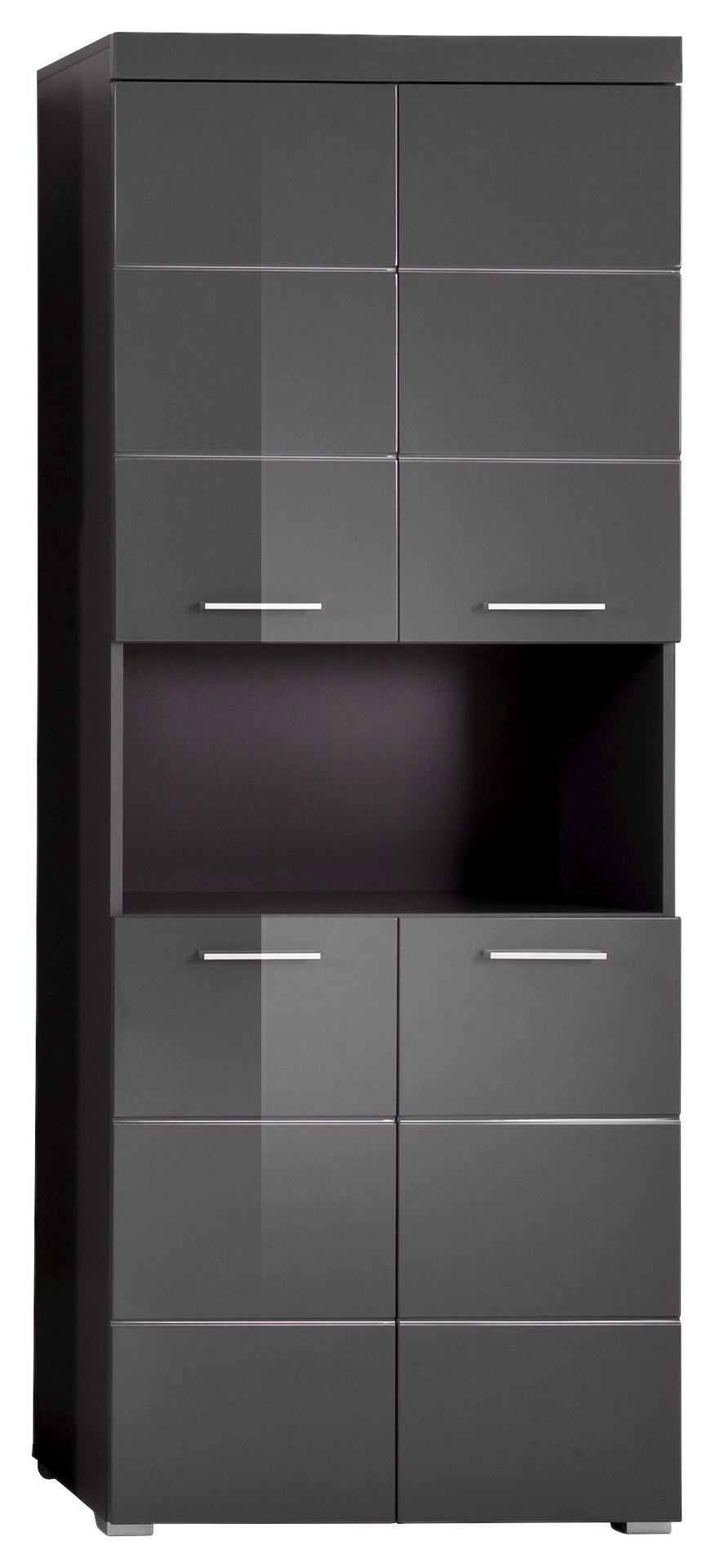 Badhochschrank Amanda B/H/T: ca. 73x190x31 cm Amanda - grau (73,00/190,00/31,00cm)