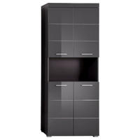 Badhochschrank Amanda B/H/T: ca. 73x190x31 cm Amanda - grau (73,00/190,00/31,00cm)