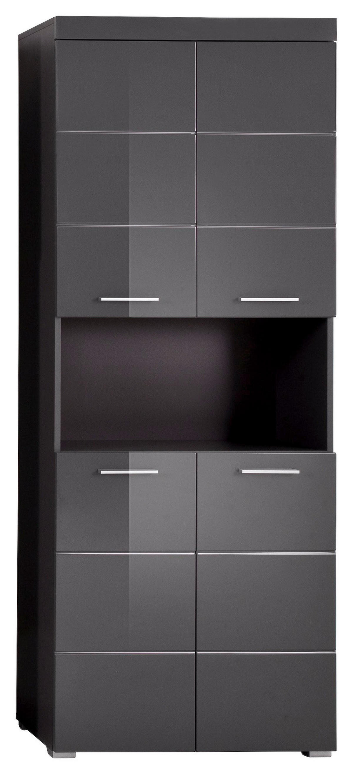 Badhochschrank Amanda B/H/T: ca. 73x190x31 cm Amanda - grau (73,00/190,00/31,00cm)