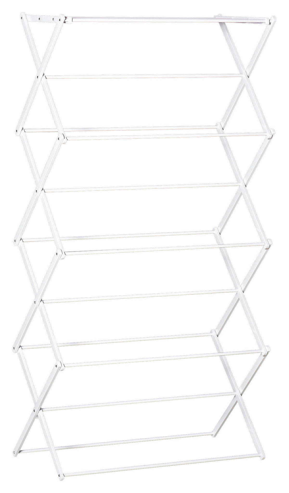 HOMCOM Wäscheständer weiß Kunststoff B/H/L: ca. 35x74x144 cm Wäscheständer - weiß (144,00/35,00/74,00cm) - HOMCOM