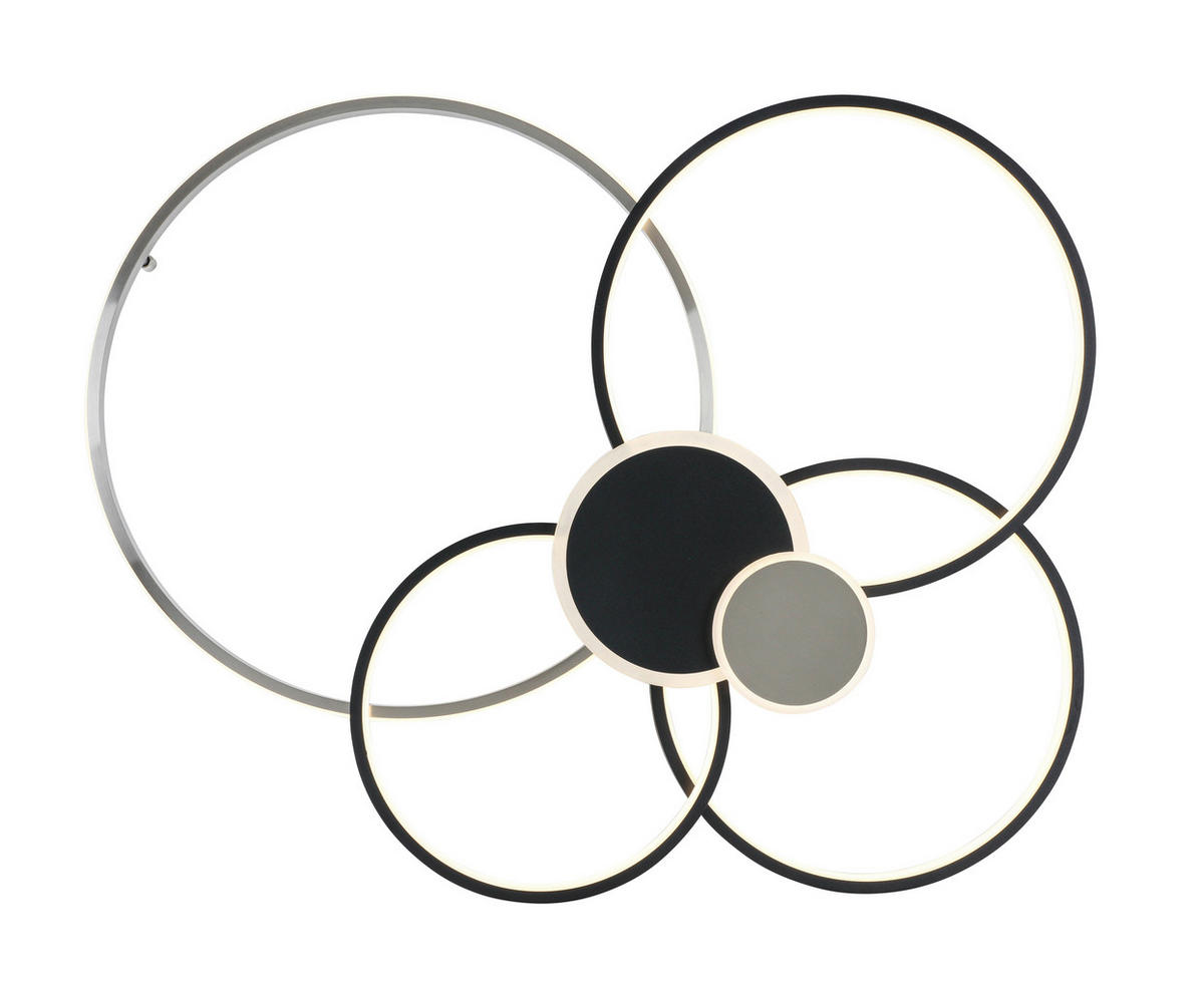Nolo Lighting LED-Deckenleuchte schwarz Aluminium B/H/L: ca. 64x11x80 cm LED-Deckenleuchte_Big - schwarz (80,00/64,00/11,00cm) - Nolo Lighting
