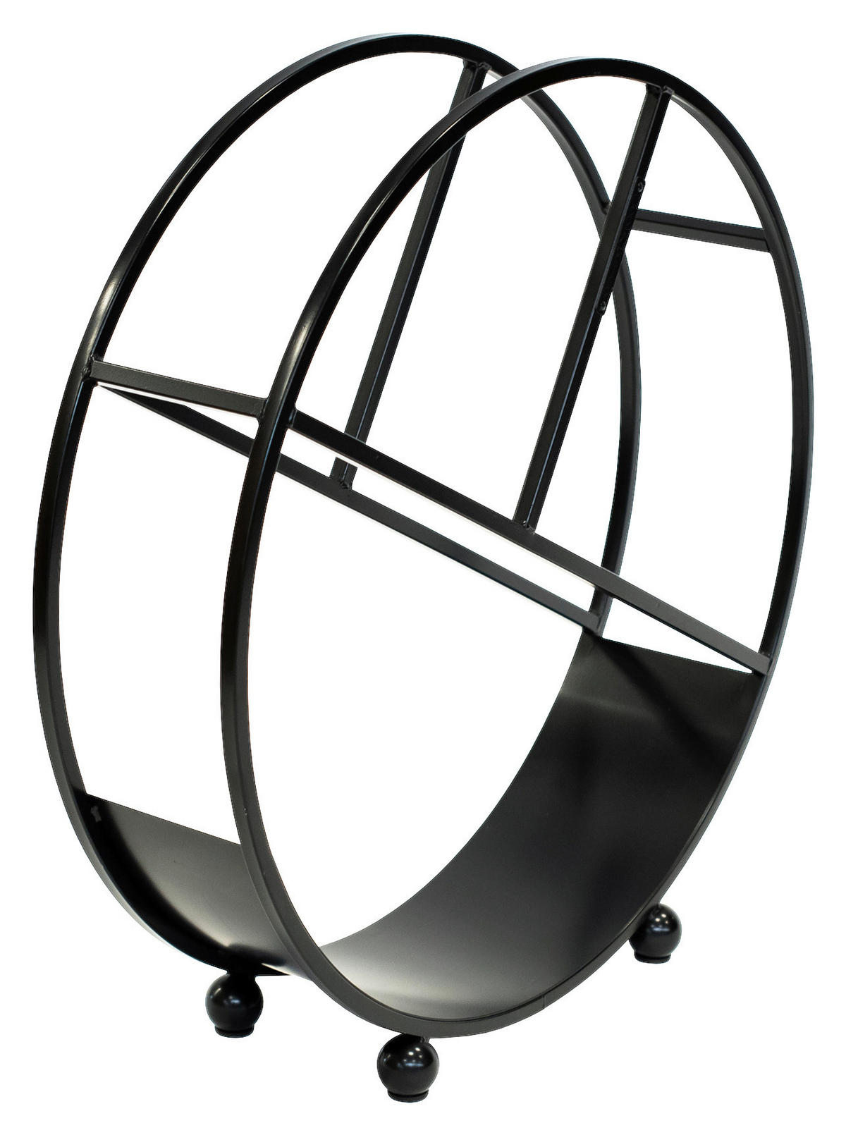 Westmann Kaminholzregal Osiris schwarz B/H/L: ca. 80x82x20 cm Osiris - schwarz (20,00/80,00/82,00cm) - Westmann