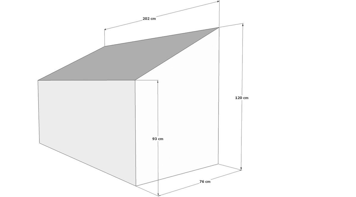 Grasekamp Schutzhülle weiß Kunststoff B/H/L: ca. 76x120x202 cm Schutzhülle_Sitzgruppe - weiß (202,00/76,00/120,00cm) - Grasekamp