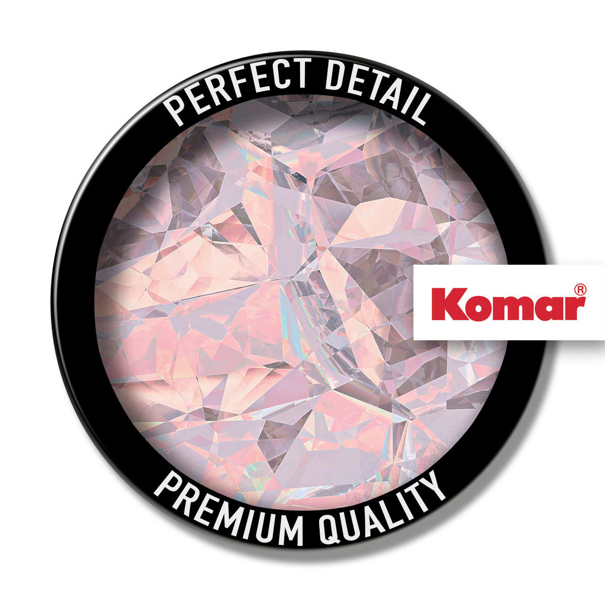 Komar Fototapete Glossy Crystals D: ca. 125 cm Glossy Crystals - (125,00cm) - Komar