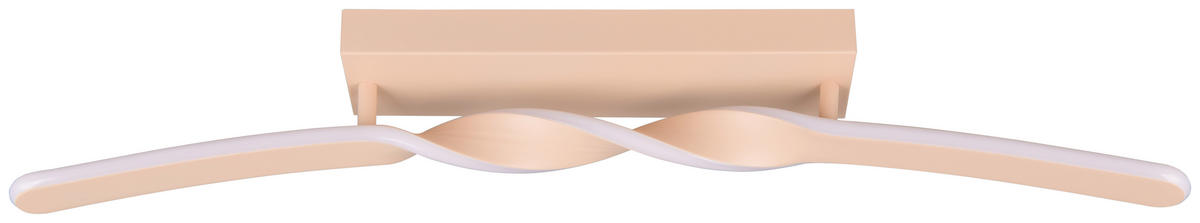 Reality LED Deckenleuchte Ginko sand Metall B/H/T: ca. 79x12,5x9 cm 1 Brennstellen Ginko - sand (79,00/12,50/9,00cm) - Reality